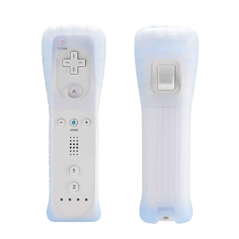 Lactivx 2X Wii Silicone Case Cover with Wrist Strap for Wii Remote Controller (White) - Image 3